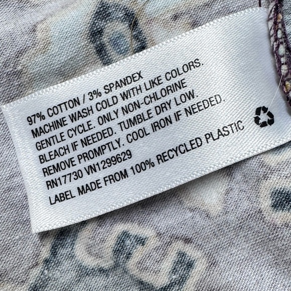 NWT Adorable knit midi tank dress in purple print by Xhilaration, ikat, bodycon - Picture 13 of 14